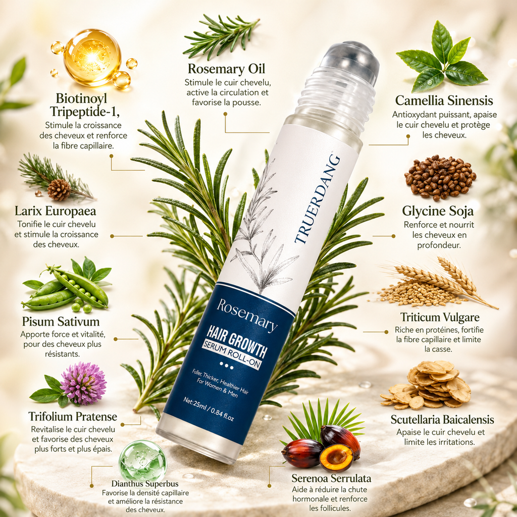 Serum roll on tempes dégarnies